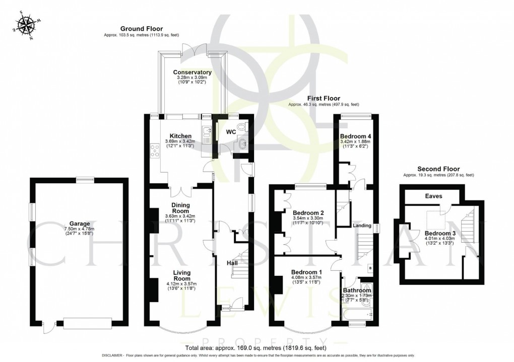 Floorplan for Badsey Lane, Evesham