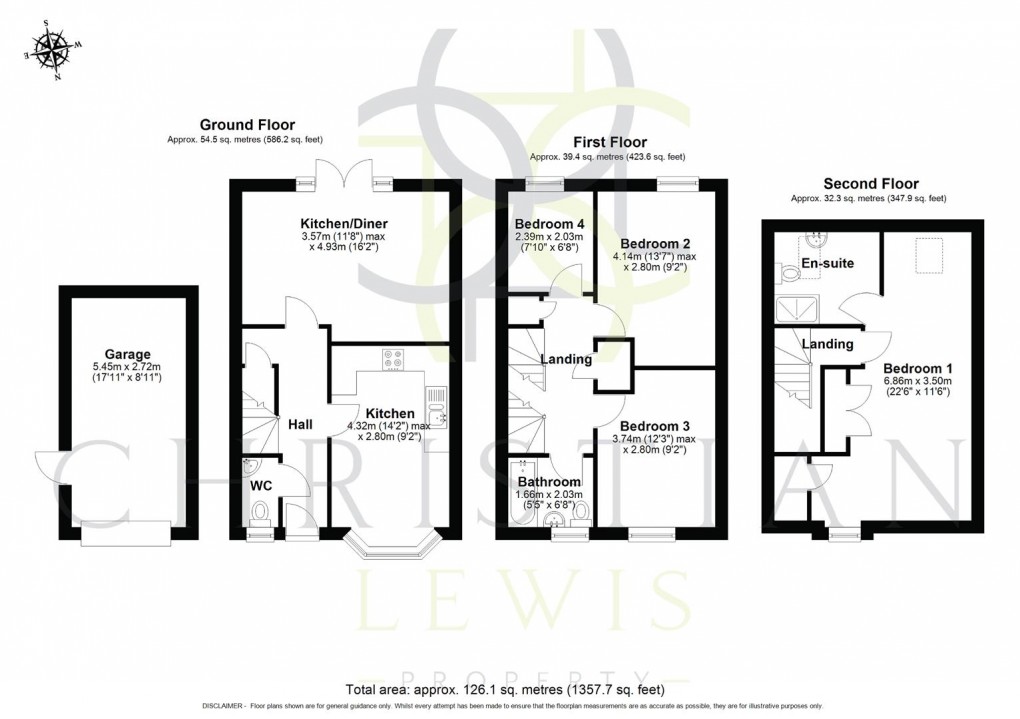 Floorplan for Bridleway Views, Evesham