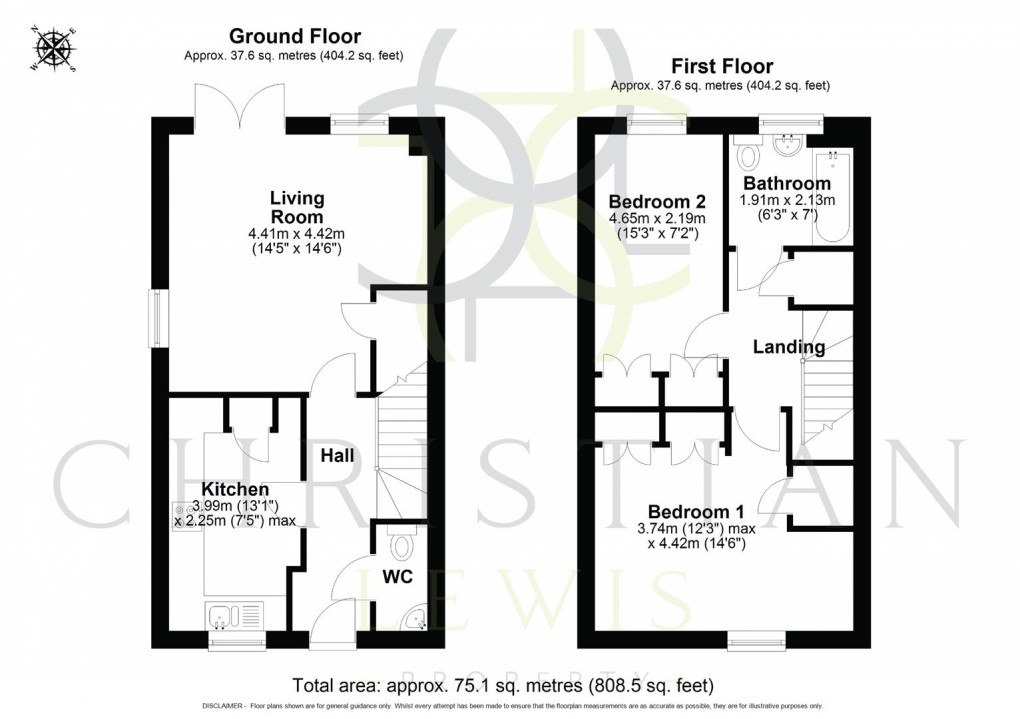 Floorplan for Glass House Road, Mickleton
