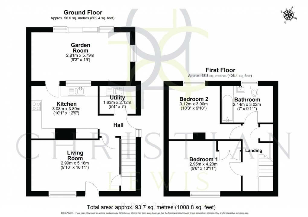Floorplan for Dovers View, Weston-Subedge