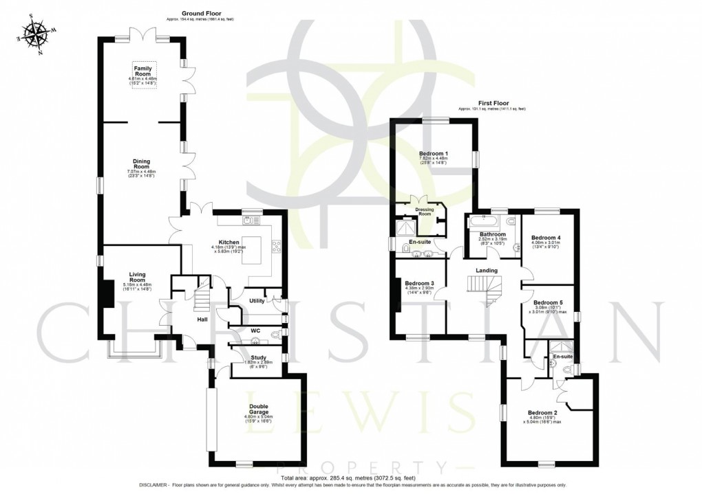 Floorplan for Main Street, Aldington, Evesham