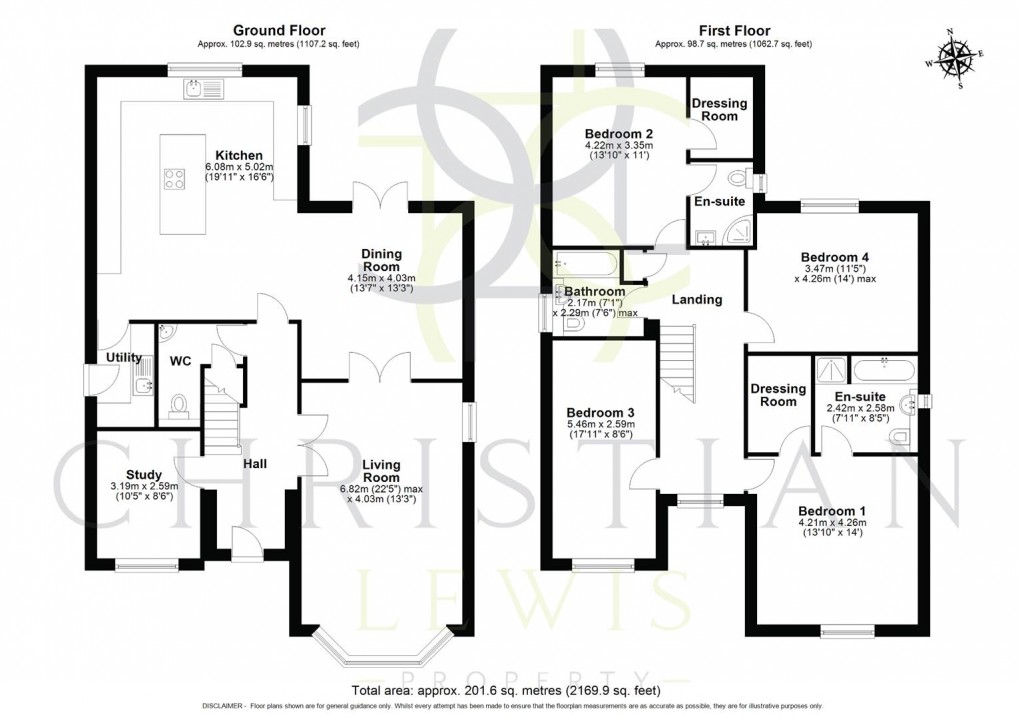Floorplan for Hinton-On-The-Green, Evesham
