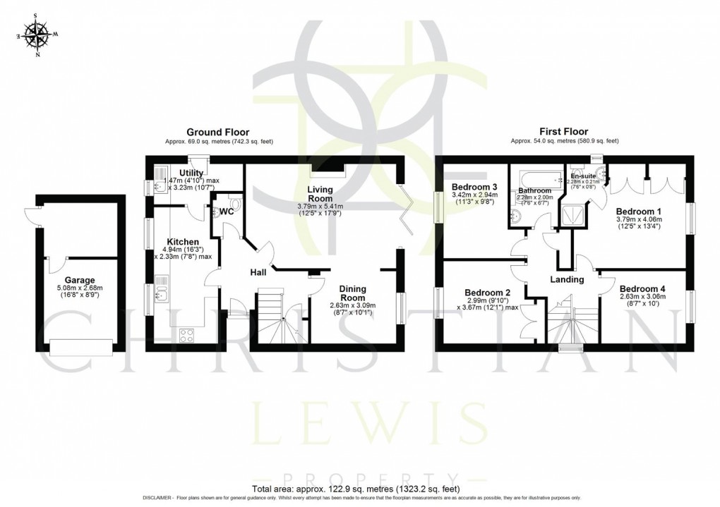 Floorplan for High Street, Broom, Alcester