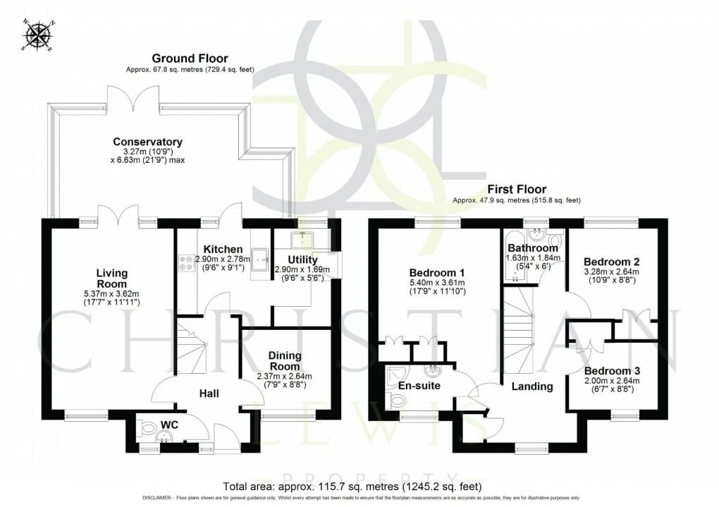 Floorplan for Albert Road, Evesham