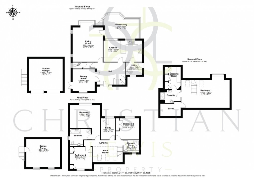 Floorplan for Main Street, Aldington, Evesham