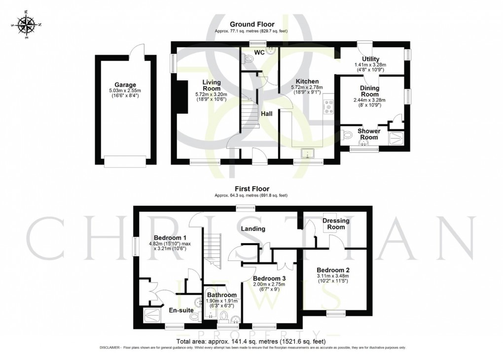 Floorplan for Spinney Grove, Evesham