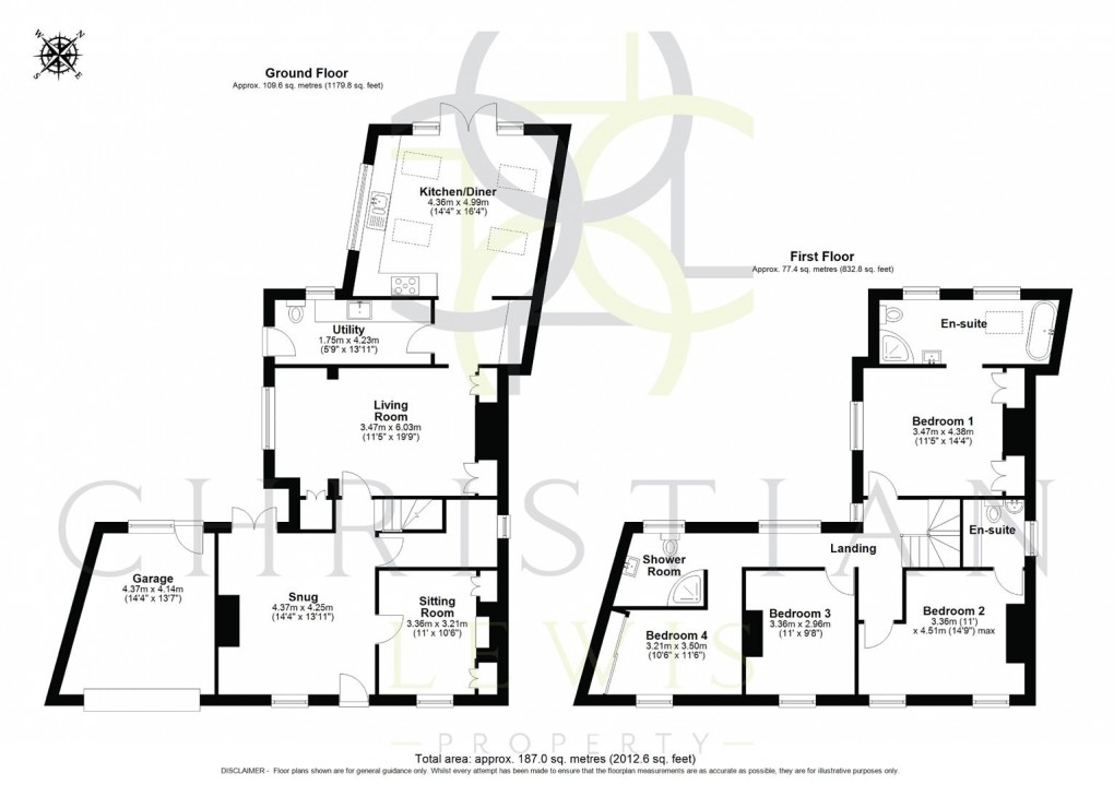 Floorplan for Evesham Road, Norton