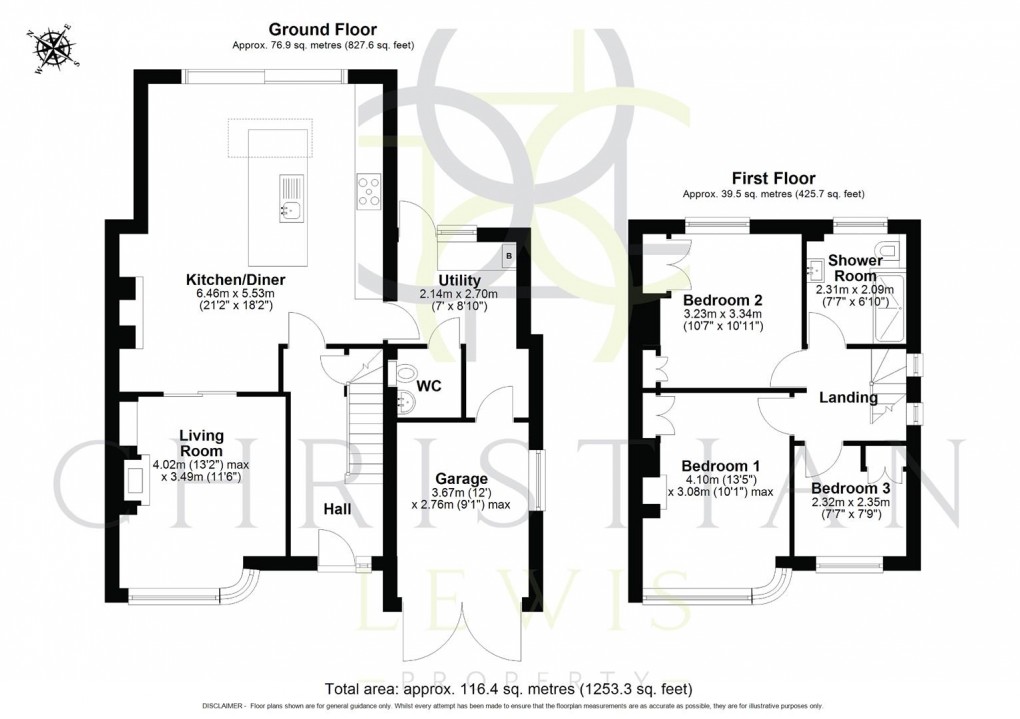 Floorplan for Station Road, Broadway