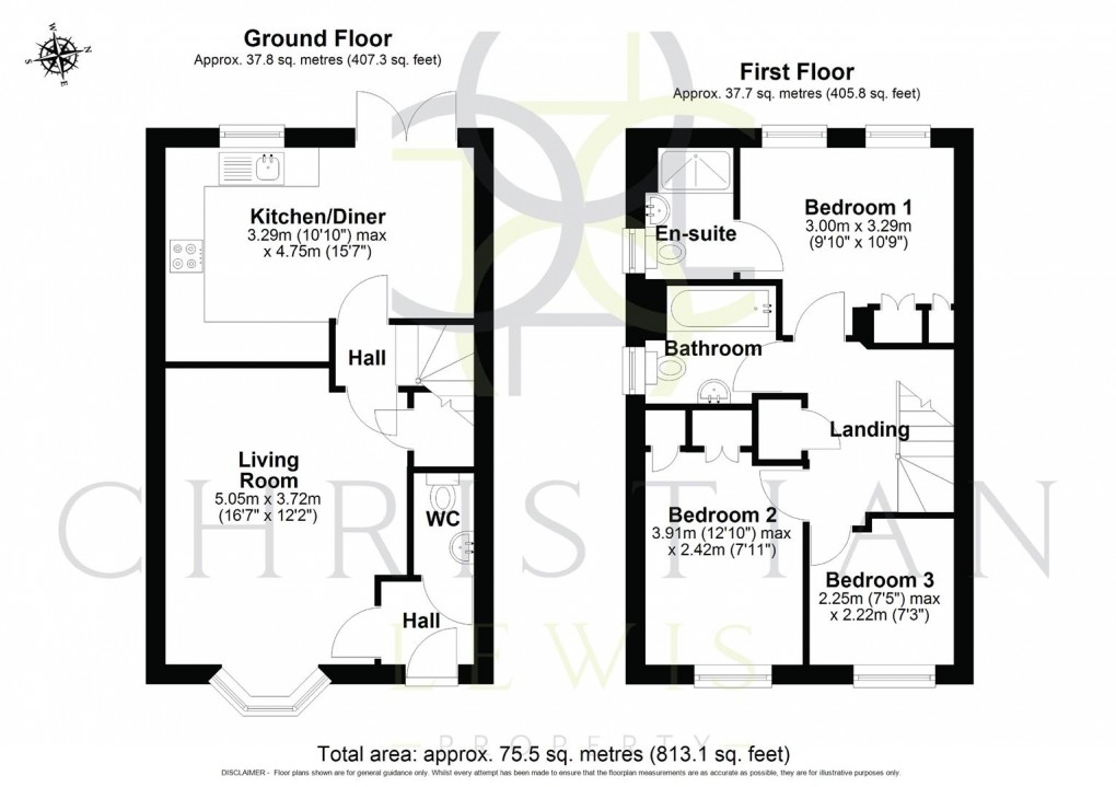 Floorplan for Clun Forest Way, Honeybourne, Evesham