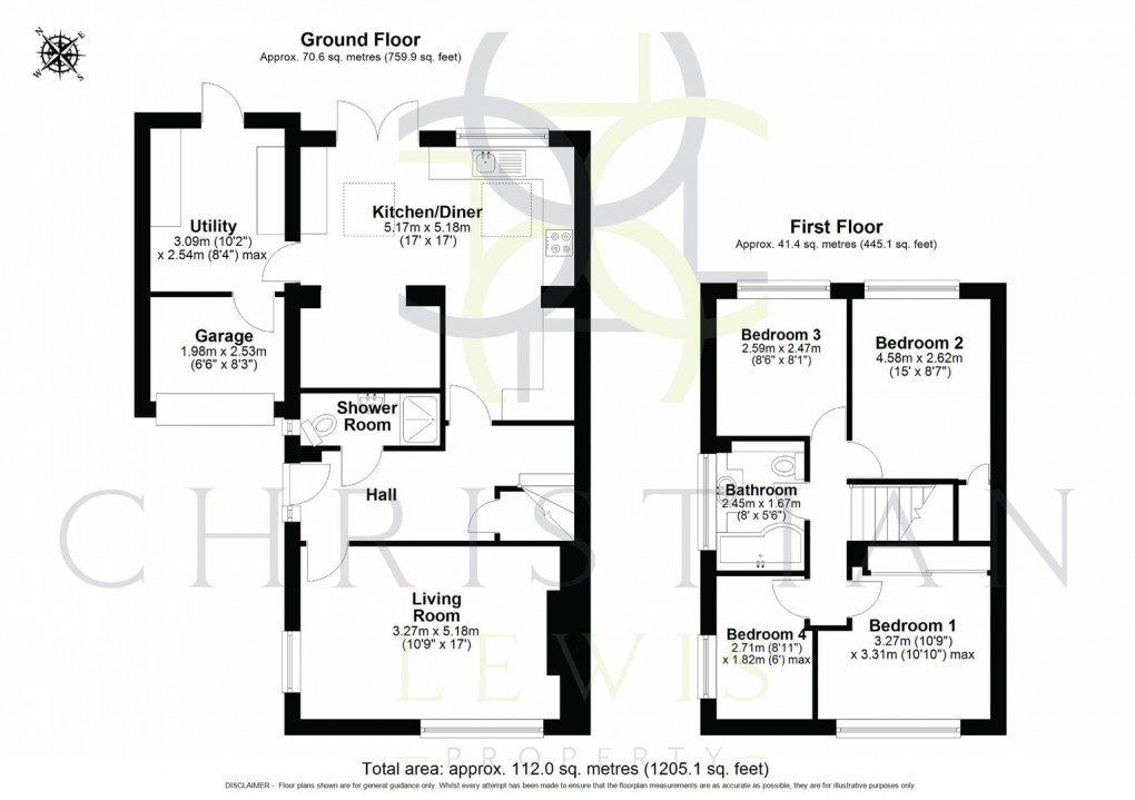 Floorplan for Digby Road, Evesham