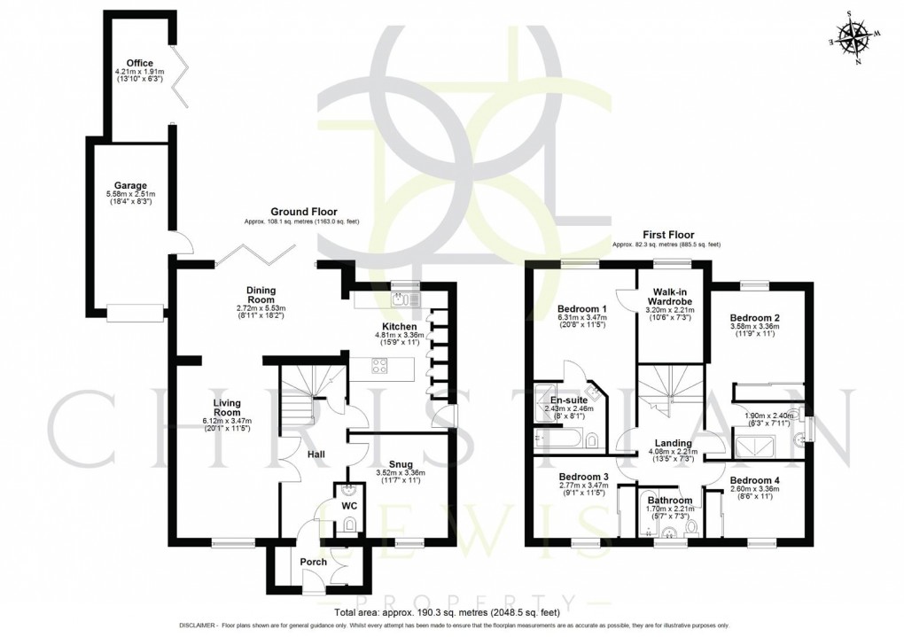 Floorplan for Wisteria Drive, Evesham