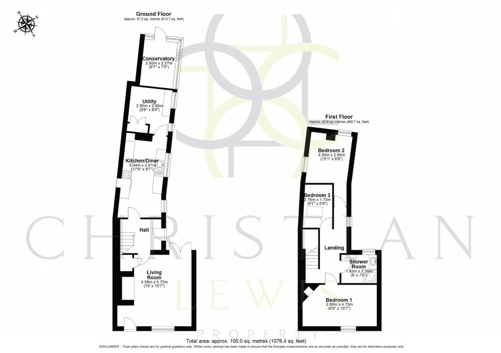 Floorplan for Main Street, Bretforton, Evesham