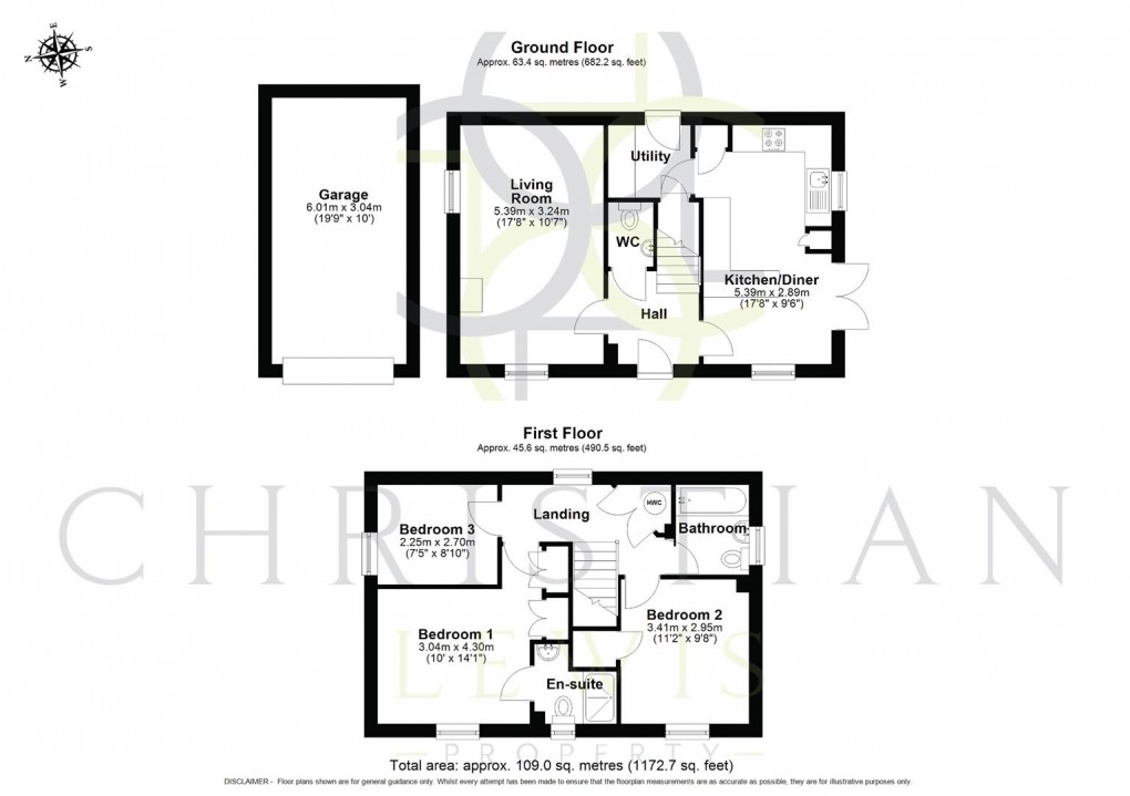 Floorplan for Crabtree Leys, Offenham