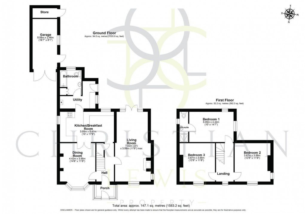 Floorplan for Badsey Fields Lane, Badsey, Evesham