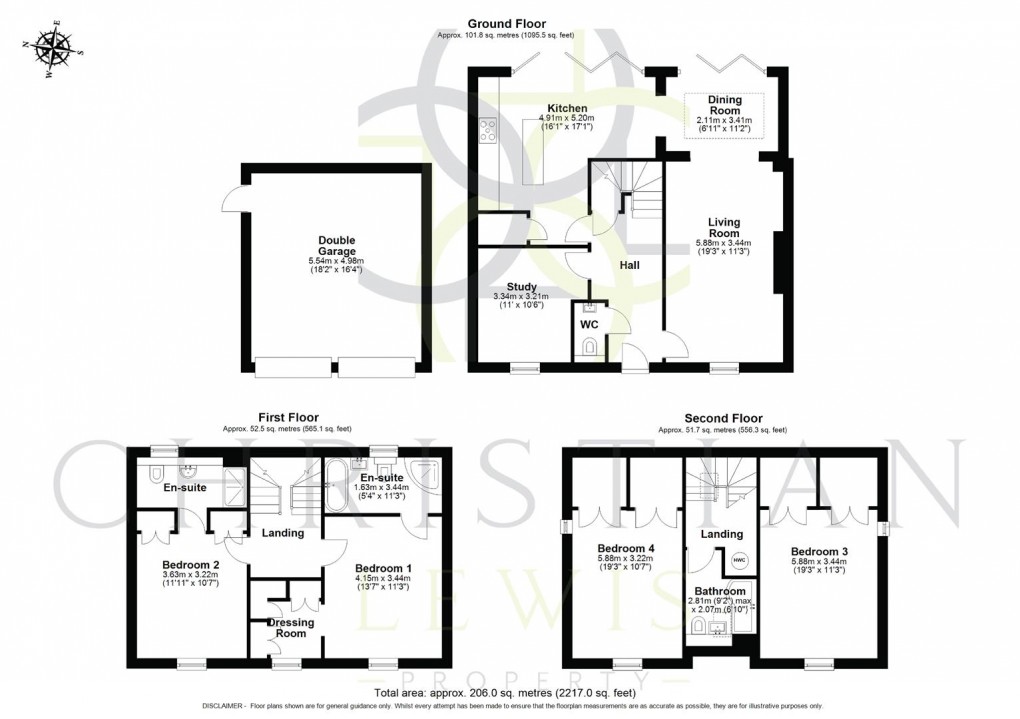 Floorplan for The Fordway, Lower Quinton, Stratford-Upon-Avon