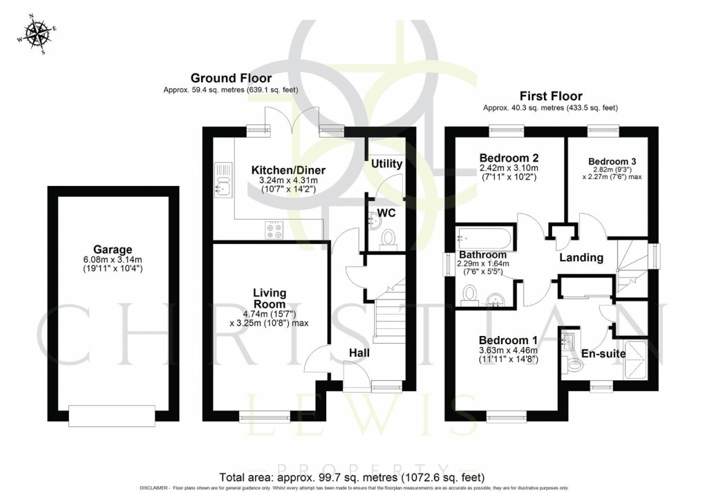 Floorplan for Evesham