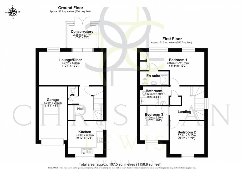 Floorplan for The Squires, Blackminster, Evesham