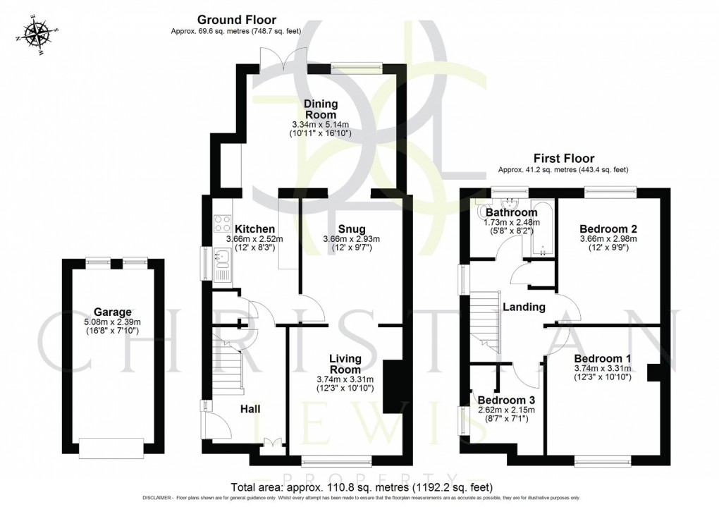 Floorplan for Berryfield Road, Evesham