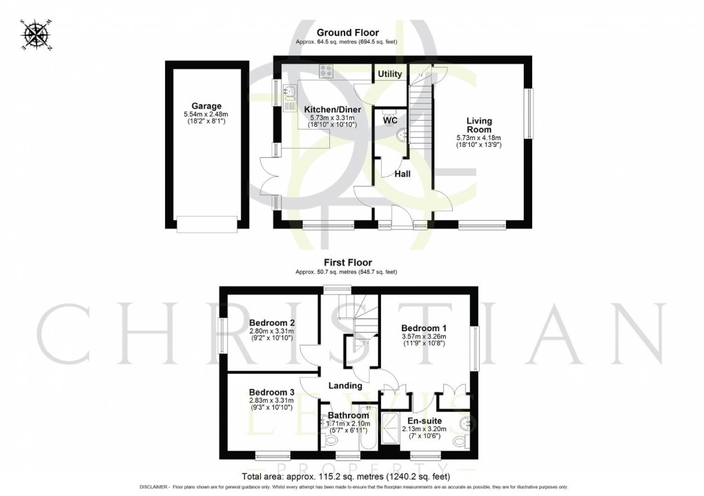 Floorplan for Turnpike Drive, Evesham