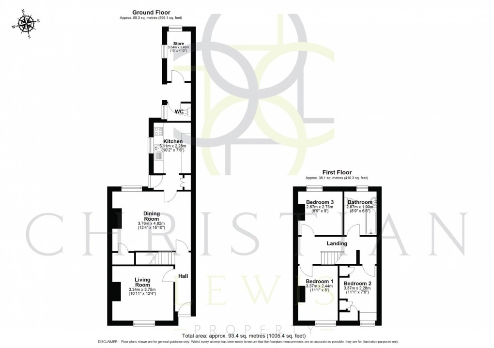 Floorplan for Albert Road, Evesham