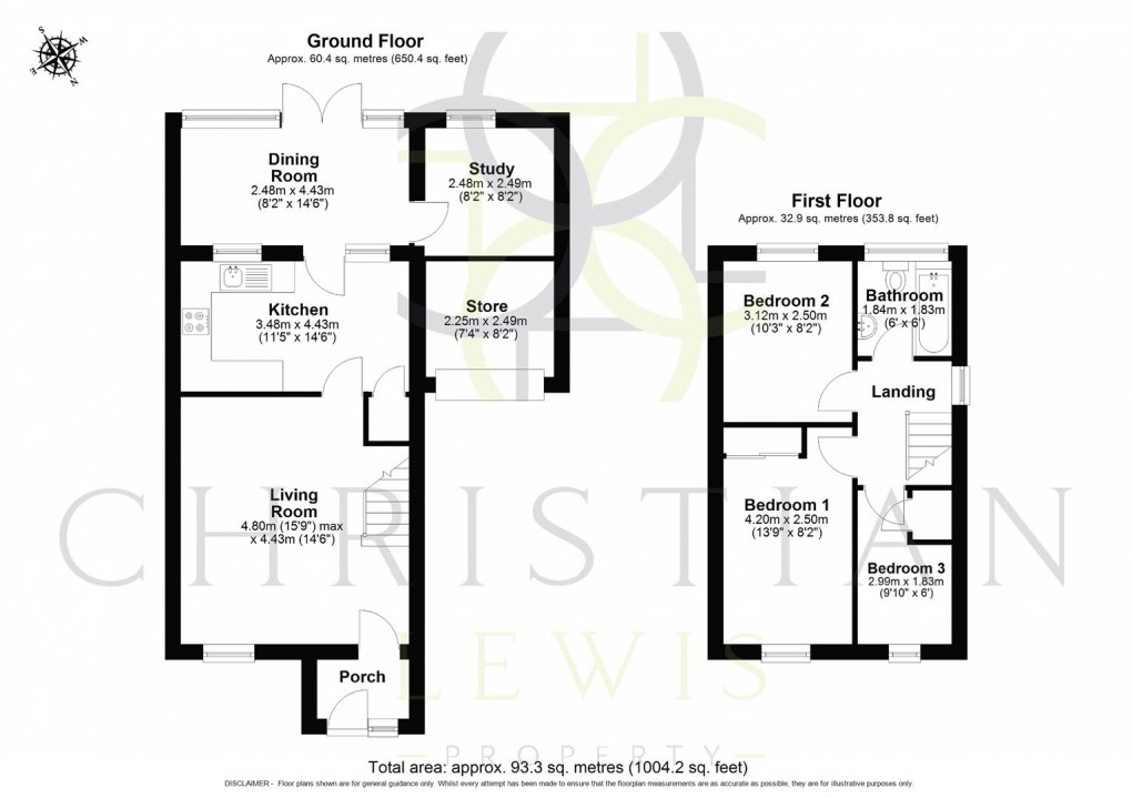 Floorplan for Columbine Grove, Evesham