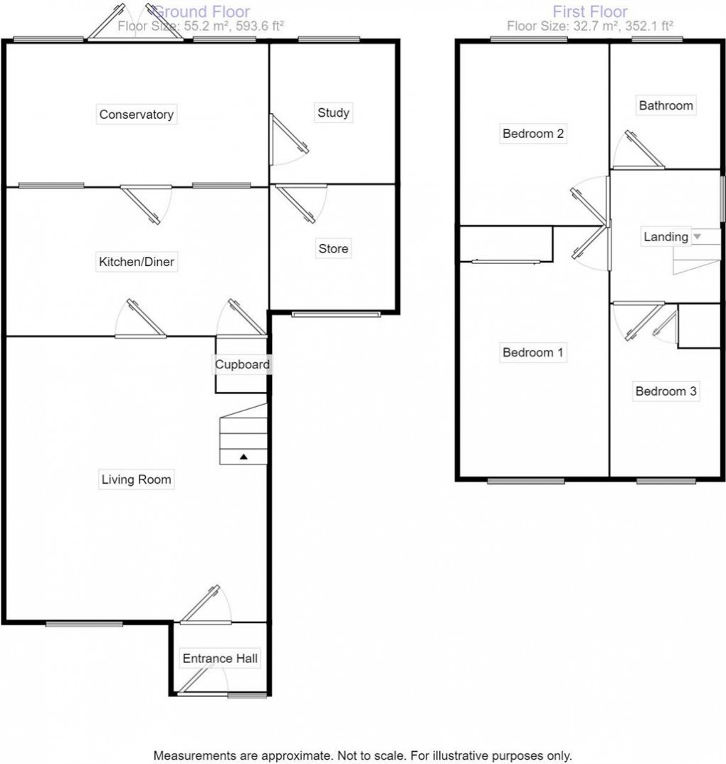 Floorplan for Columbine Grove, Evesham