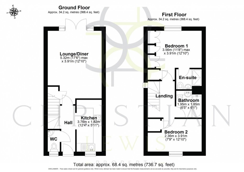 Floorplan for Stubbington End, Evesham