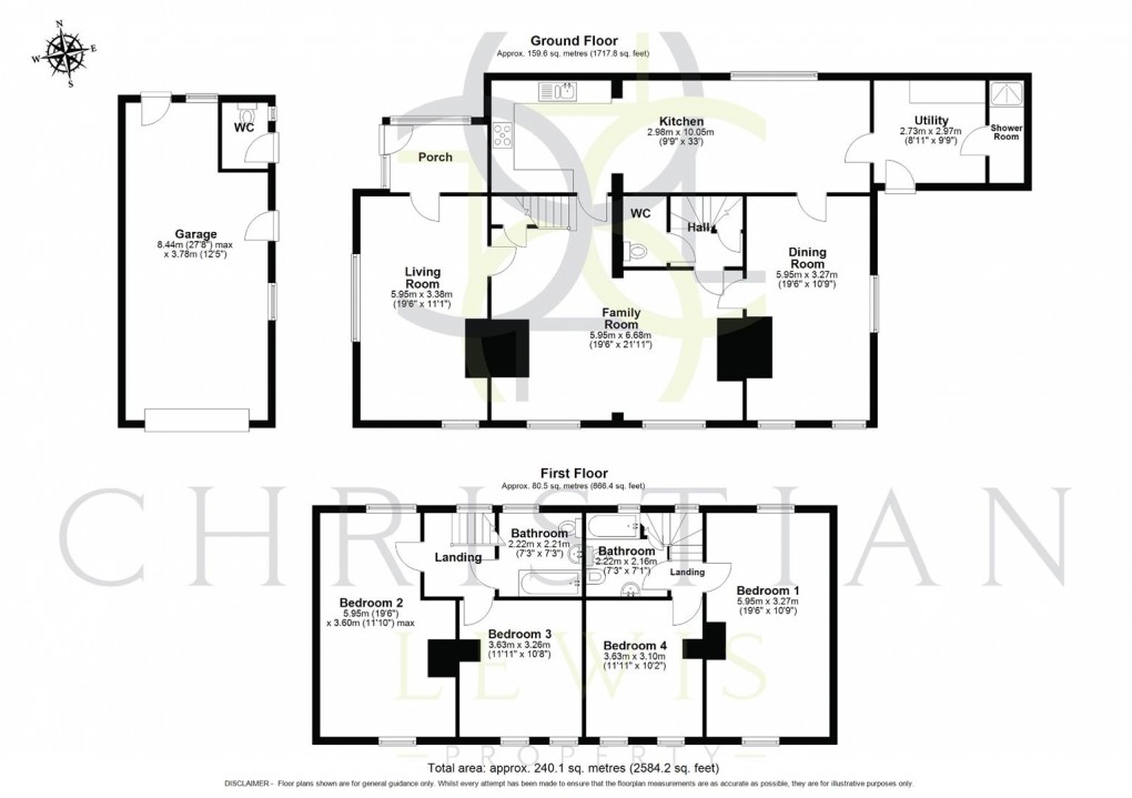 Floorplan for Winchcombe Road, Sedgeberrow, Evesham