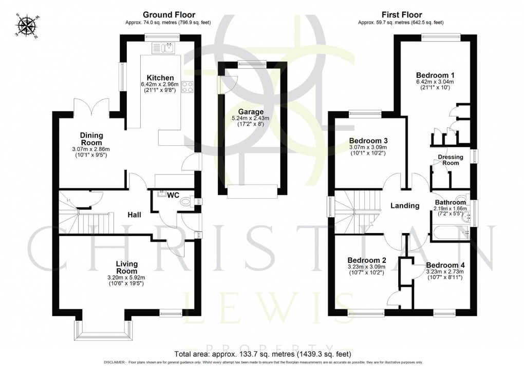 Floorplan for Cornmill Close, Elmley Castle, Pershore
