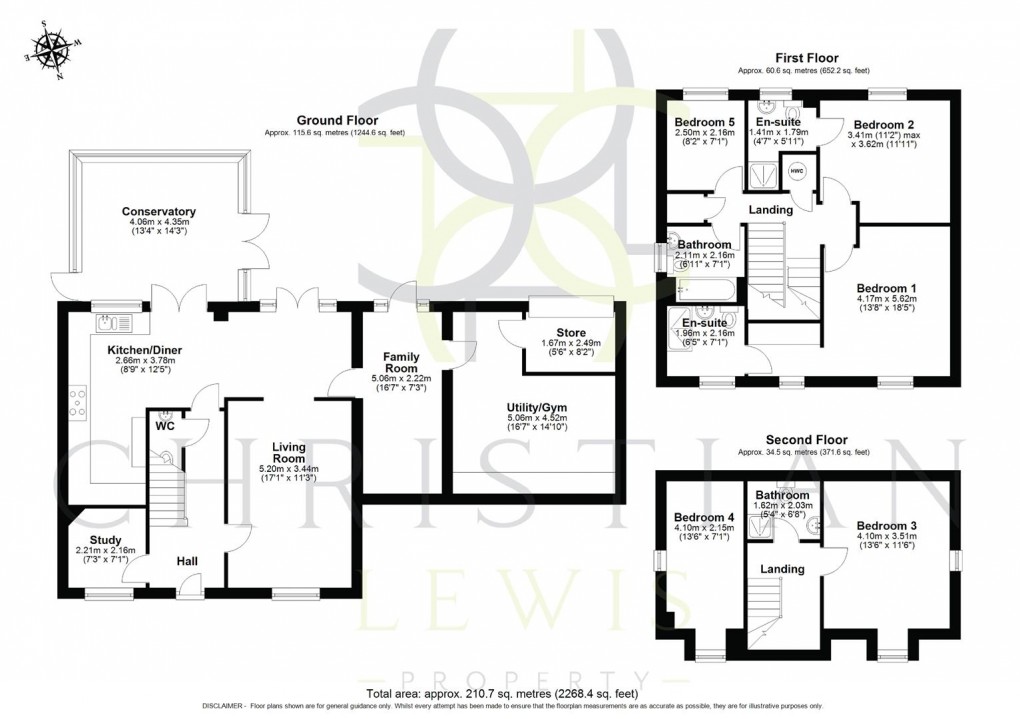 Floorplan for Violet Walk, Evesham
