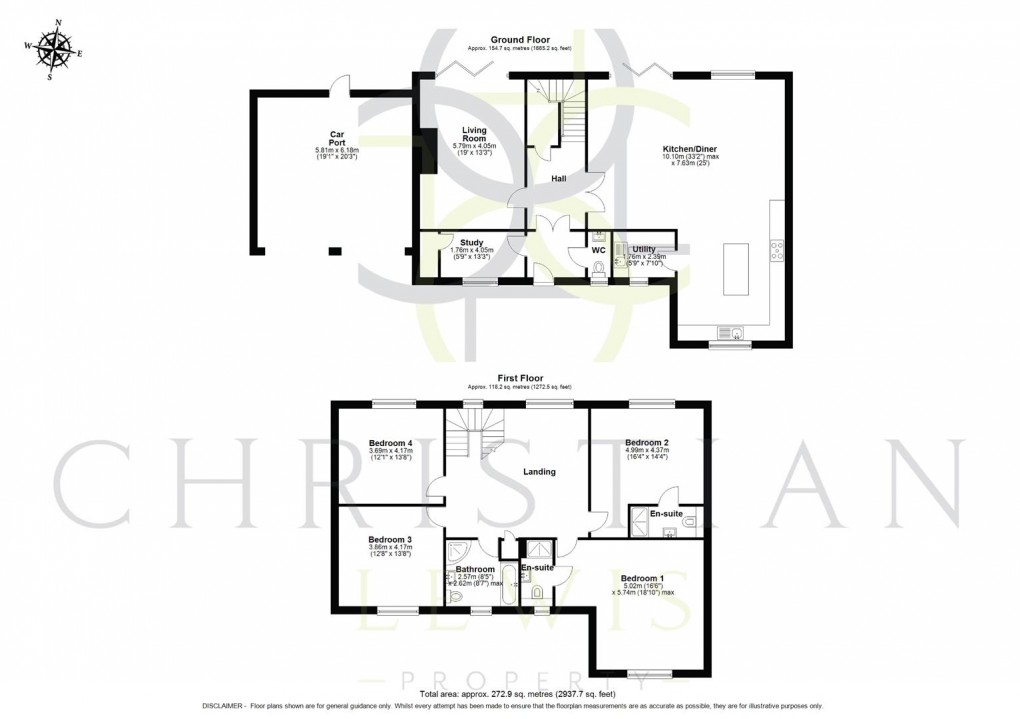 Floorplan for Winchcombe Road, Sedgeberrow, Evesham