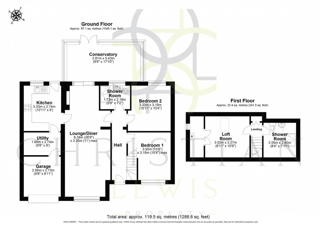 Floorplan for Rudge Road, Evesham