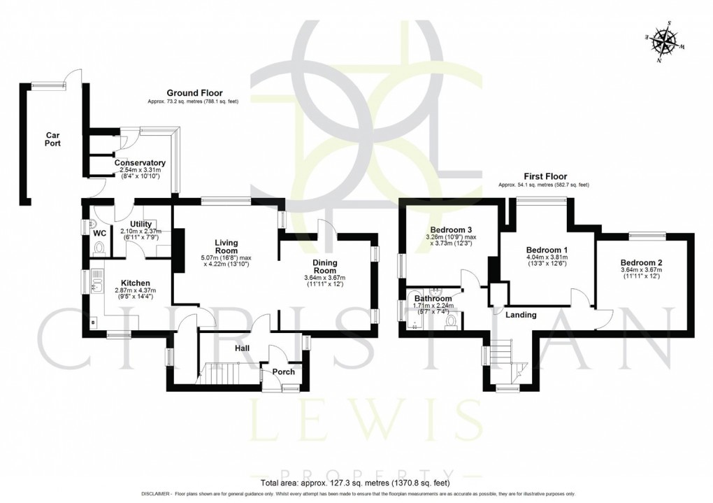 Floorplan for St. Egwins Road, Norton, Evesham