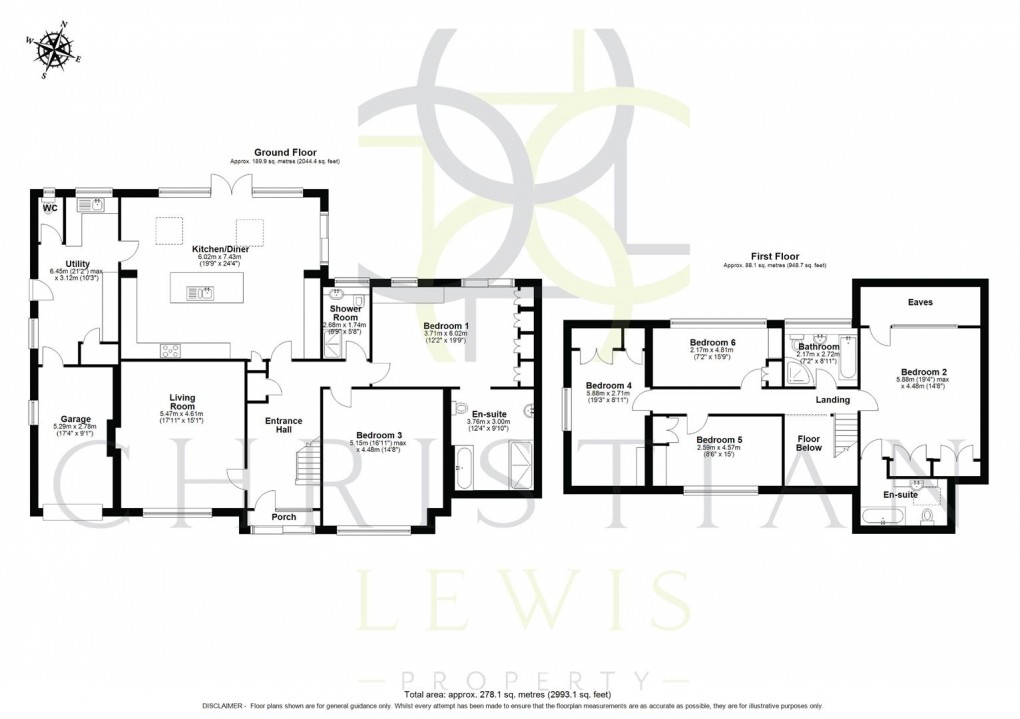 Floorplan for Simon De Montfort Drive, Evesham