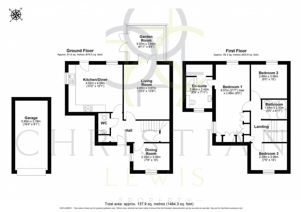 Floorplan for Childswickham Road, Broadway