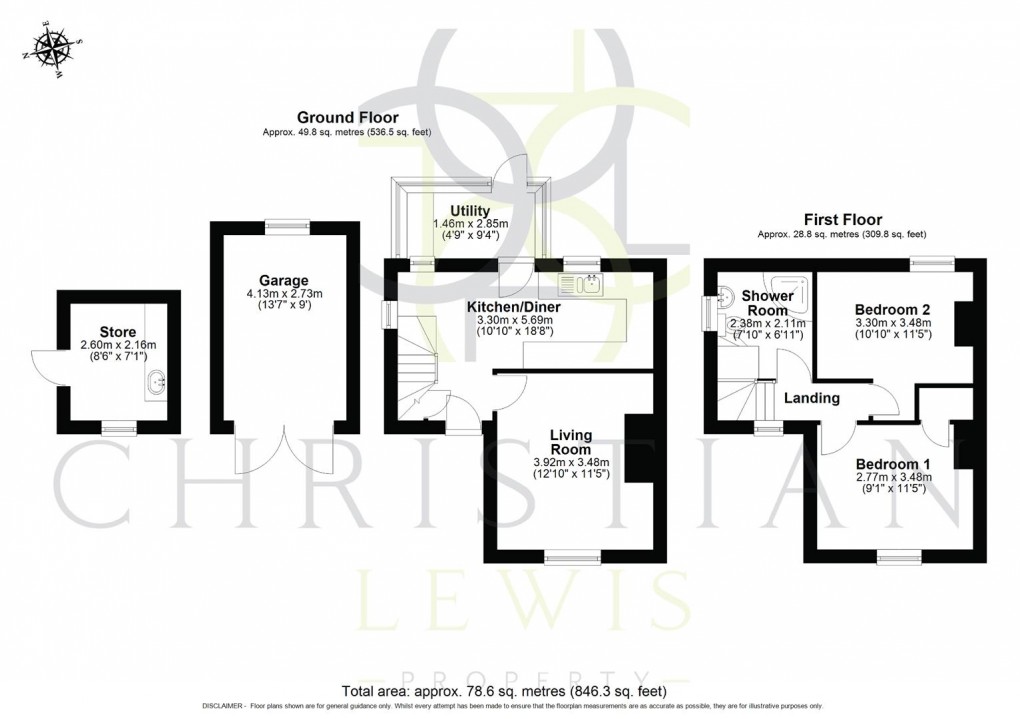 Floorplan for Main Street, Dumbleton