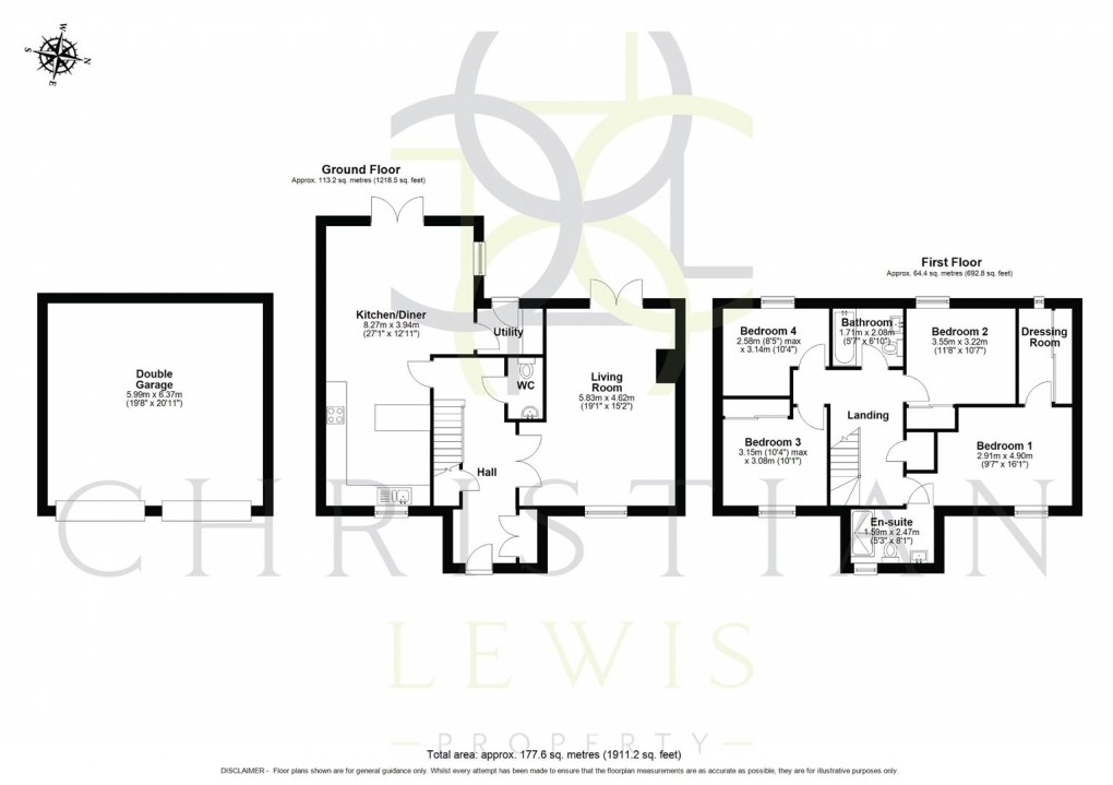 Floorplan for Maybush Gardens, Badsey, Evesham