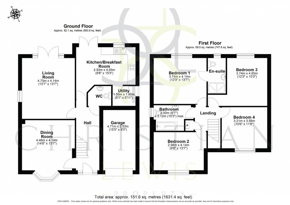 Floorplan for Station Road, Bretforton, Evesham