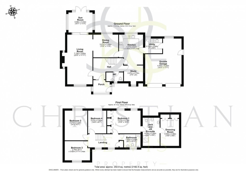 Floorplan for Chadbury Road, Evesham