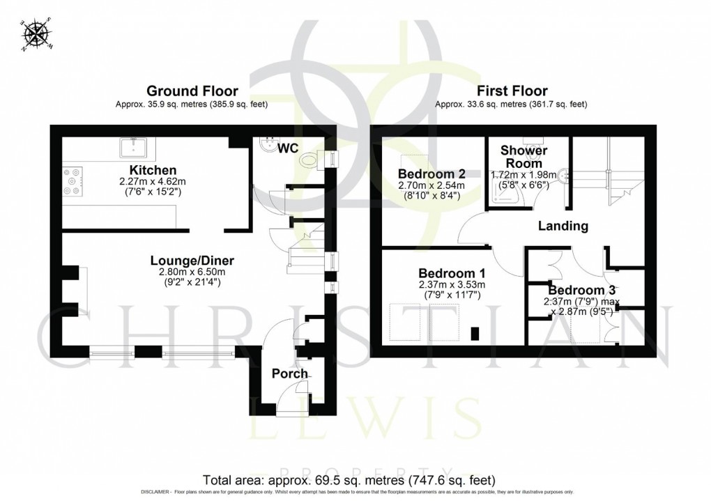 Floorplan for Mount Pleasant, Pershore
