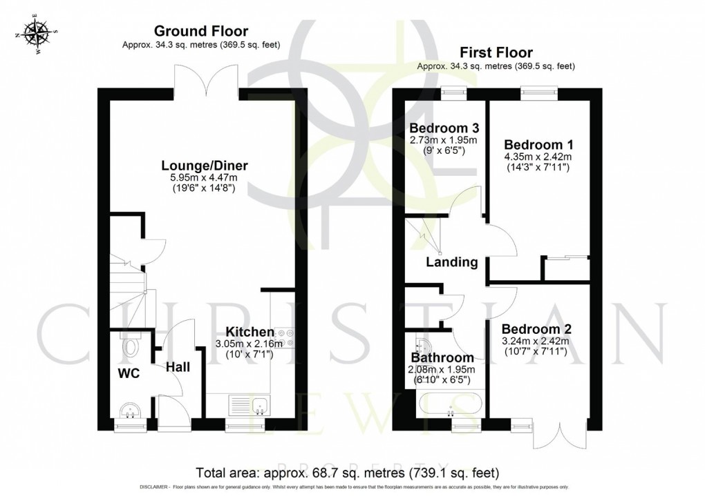 Floorplan for Nursery Road, Evesham