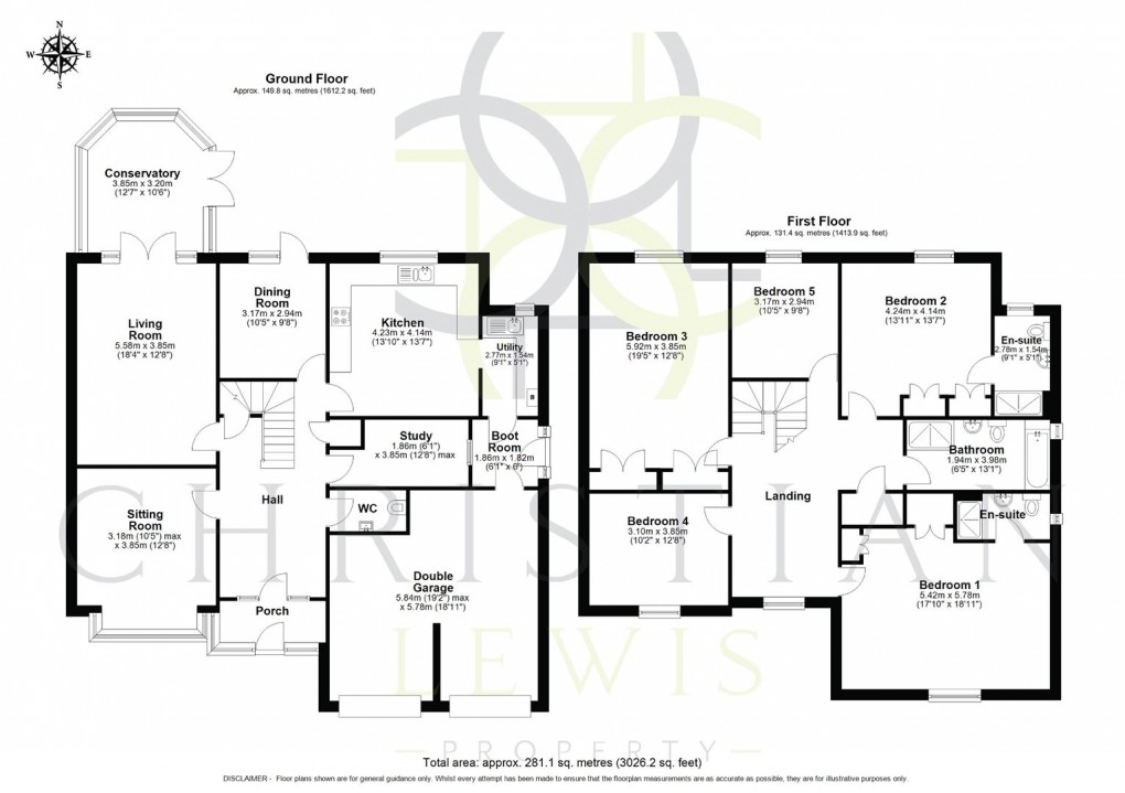 Floorplan for Badsey Fields Lane, Badsey, Evesham