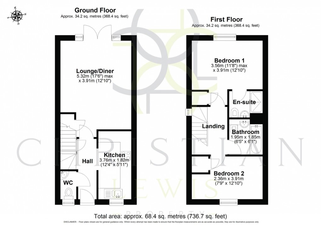 Floorplan for Stubbington End, Evesham