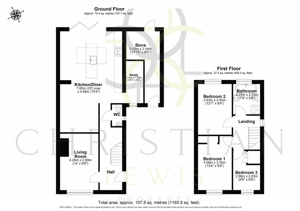 Floorplan for Fleece Road, Broadway