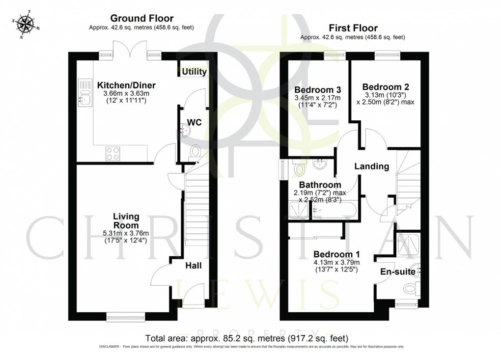 Floorplan for Bretforton Road, Badsey