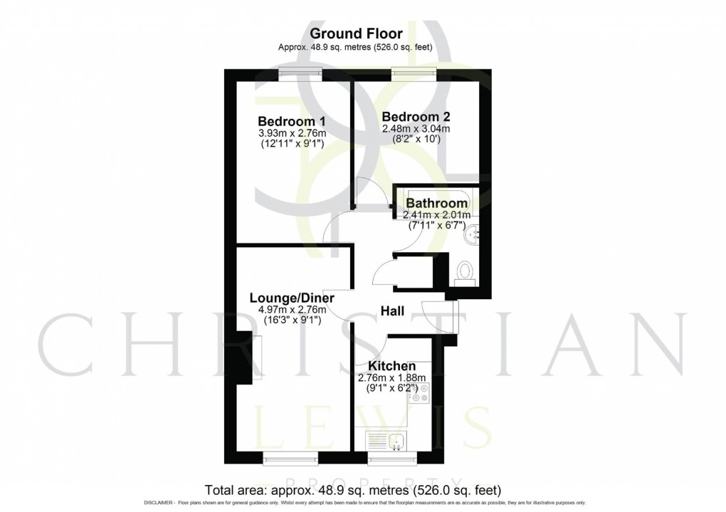 Floorplan for Old Market Court, Pershore