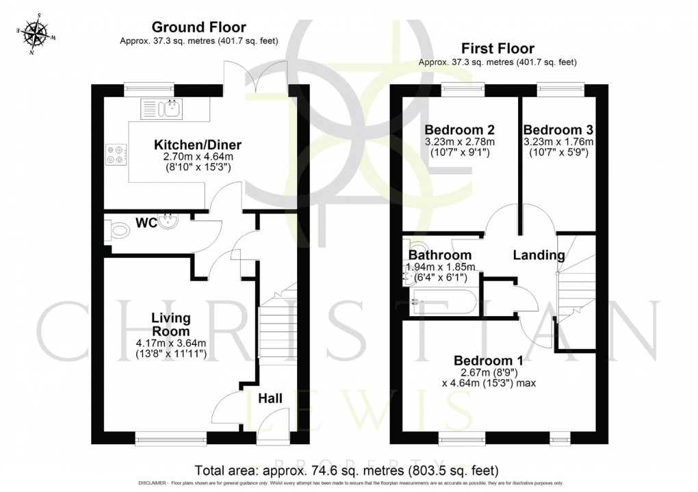 Floorplan for Krier Fields, Pershore