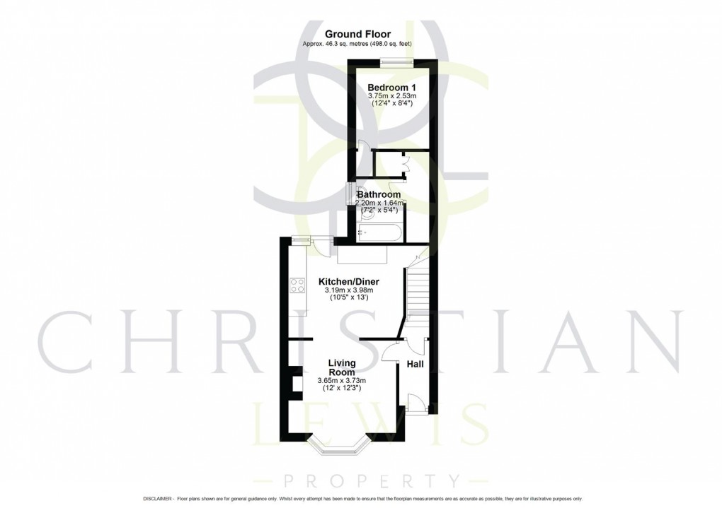 Floorplan for Windsor Road, Evesham