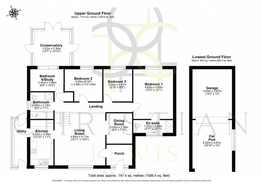 Floorplan for Holloway Drive, Pershore