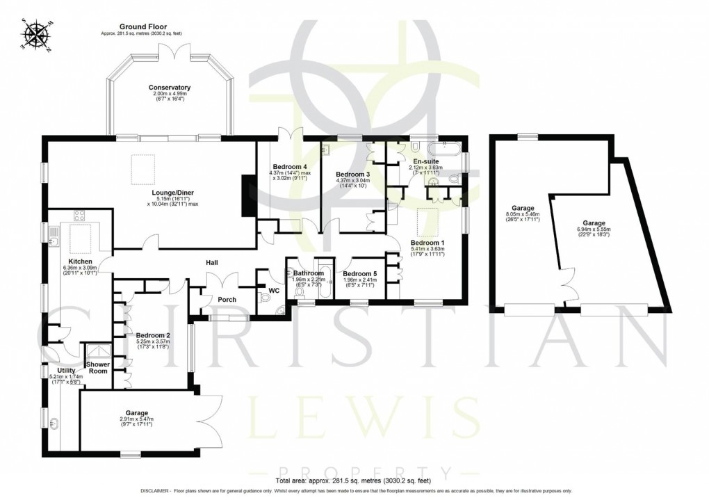Floorplan for Durcott Road, Evesham
